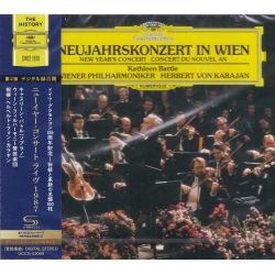 NEW YEAR'S CONCERT - KATHLEEN BATTLE - HERBERT VON KARAJAN (1 SHM-CD) - WYDANIE JAPOŃSKIE