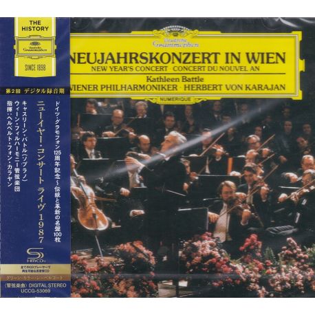 NEW YEAR'S CONCERT - KATHLEEN BATTLE - HERBERT VON KARAJAN (1 SHM-CD) - WYDANIE JAPOŃSKIE