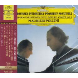 STRAVINSKY - PETROUCHKA / PROKOFIEV - PIANO SONATA NO.7 - MAURIZIO POLLINI (1 SHM-CD) - WYDANIE JAPOŃSKIE 