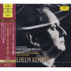 BEETHOVEN - PIANO CONCERTOS NOS. 4 & 5 - WILHELM KEMPFF (1 SHM-CD) - WYDANIE JAPOŃSKIE