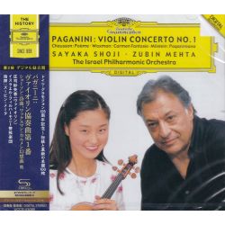 PAGANINI - VIOLIN CONCERTO NO.1 - SAYAKA SHOJI / ZUBIN METHA (1 SHM-CD) - WYDANIE JAPOŃSKIE