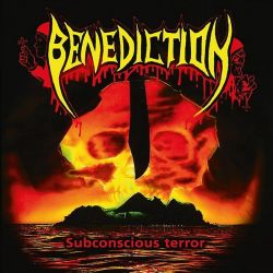 BENEDICTION - SUBCONSCIOUS TERROR (1 LP) - ORANGE / YELLOW SPLATTER