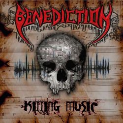 BENEDICTION - KILLING MUSIC (1 LP) - GREY / WHITE SPLATTER
