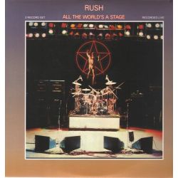 RUSH - ALL THE WORLD'S A STAGE (2 LP) - 180 GRAM PRESSING - WYDANIE USA