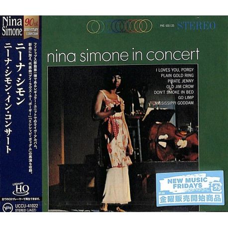 SIMONE, NINA - NINA SIMONE IN CONCERT (1 UHQCD) - WYDANIE JAPOŃSKIE