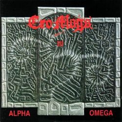 CRO-MAGS - ALPHA OMEGA (1 LP) - CLEAR WITH BLACK AND RED SPLATTER