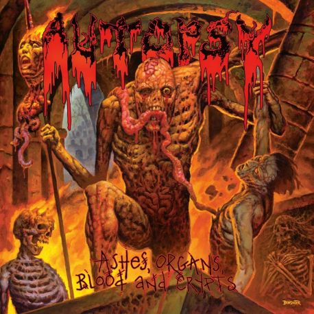 AUTOPSY - ASHES, ORGANS, BLOOD AND CRYPTS (1 LP) - ORANGE / CRYPTS EDITION