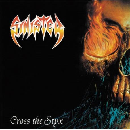 SINISTER - CROSS THE STYX (1 LP) - CLEAR WITH BLACK AND MUSTARD SPLATTER