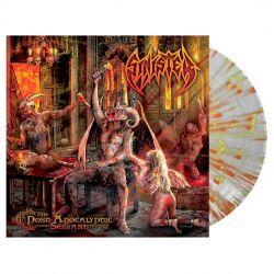 SINISTER - THE POST-APOCALYPTIC SERVANT (1 LP) - CLEAR WITH ORANGE AND YELLOW SPLATTER