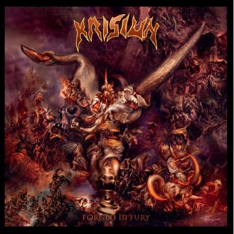 KRISIUN - FORGED IN FURY (2 LP) - LIMITED ORANGE/BLACK VINYL
