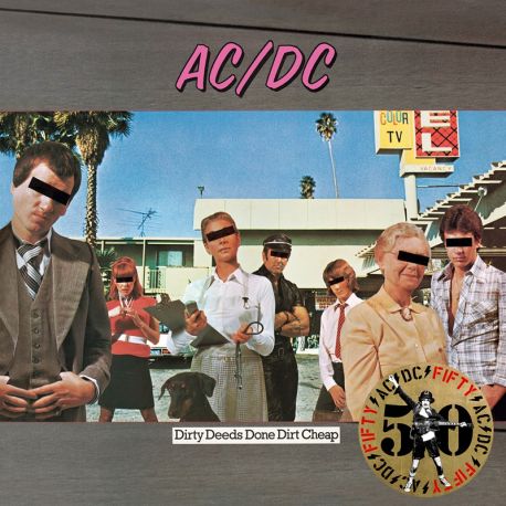 AC/DC - DIRTY DEEDS DONE DIRT CHEAP (1 LP) - 50TH ANNIVERSARY GOLD VINYL
