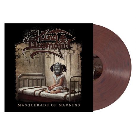 KING DIAMOND - MASQUERADE OF MADNESS (12" MAXI-SINGLE) - 45RPM - LIMITED CLEAR VIOLET BROWN MARBLED VINYL