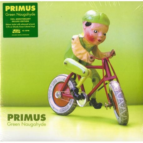 PRIMUS - GREEN NAUGAHYDE (2 LP) - 45RPM - GHOSTLY GREEN COLORED VINYL - WYDANIE USA