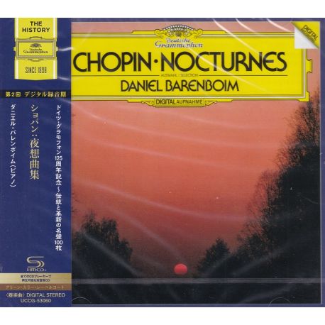 CHOPIN, FREDERIC - NOCTURNES - DANIEL BARENBOIM (1 SHM-CD) - WYDANIE JAPOŃSKIE