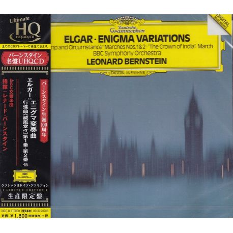 ELGAR, EDWARD - ENIGMA VARIATIONS - LEONARD BERNSTEIN (1 UHQCD) - WYDANIE JAPOŃSKIE