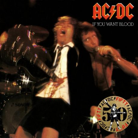 AC/DC - IF YOU WANT BLOOD YOU'VE GOT IT (1 LP) - 50TH ANNIVERSARY GOLD VINYL preorder