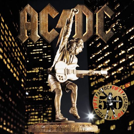 AC/DC - STIFF UPPER LIP (1 LP) - 50TH ANNIVERSARY GOLD VINYL