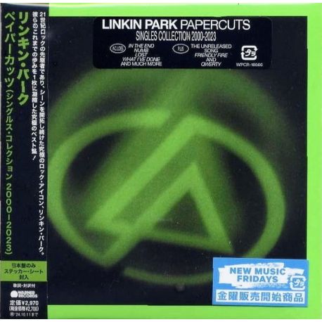 LINKIN PARK - PAPERCUTS (1 CD) - WYDANIE JAPOŃSKIE