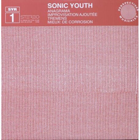 SONIC YOUTH – ANAGRAMA (1 EP) - 45RPM - WYDANIE USA