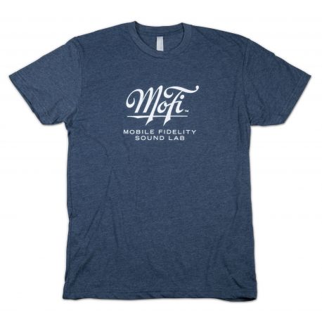 MOBILE FIDELITY - MOFI SCRIPT T-SHIRT - NAVY (ROZMIAR L)