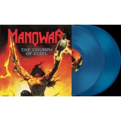 MANOWAR - THE TRIUMPH OF STEEL (2 LP) - LIMITED TRANSPARENT BLUE VINYL