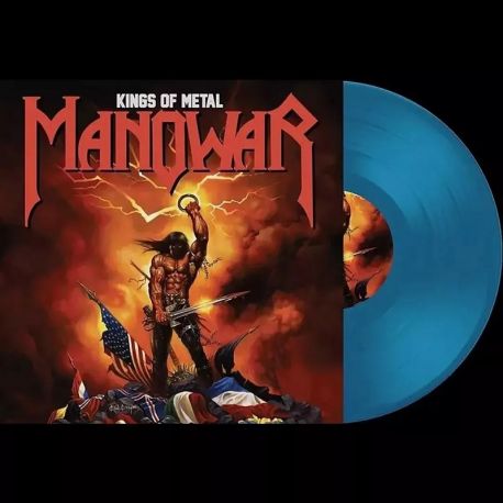 MANOWAR - KINGS OF METAL (1 LP) - LIMITED TRANSPARENT BLUE VINYL