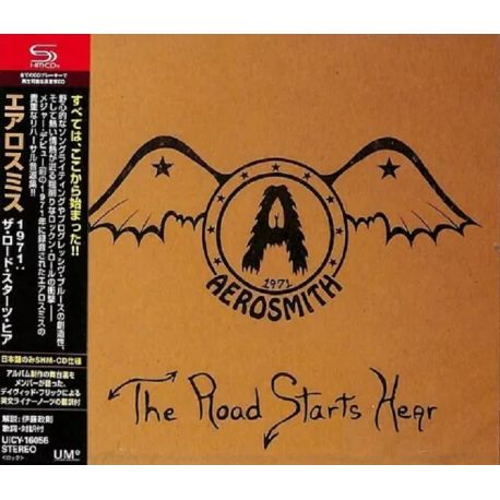 AEROSMITH 1971 - THE ROAD STARTS HEAR (1 SHM-CD) - WYDANIE JAPOŃSKIE