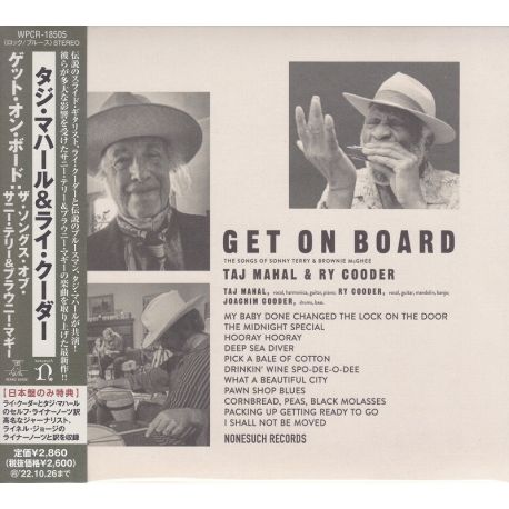 MAHAL, TAJ & RY COODER - GET ON BOARD (1 CD) - WYDANIE JAPOŃSKIE