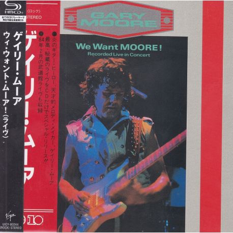 MOORE, GARY - WE WANT MOORE! (1 SHM-CD) - LIMITED EDITION - WYDANIE JAPOŃSKIE