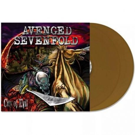 AVENGED SEVENFOLD - CITY OF EVIL (2 LP) - GOLD VINYL