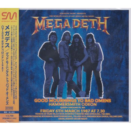 MEGADETH - GOOD MOURNINGS TO BAD OMENS (1 CD) - WYDANIE JAPOŃSKIE