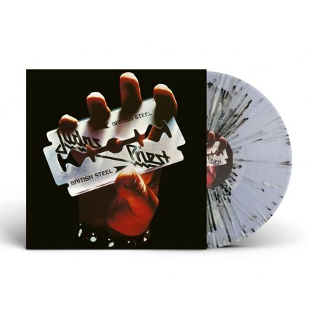 JUDAS PRIEST - BRITISH STEEL (1 LP) - LIMITED BLACK & WHITE SPLATTER