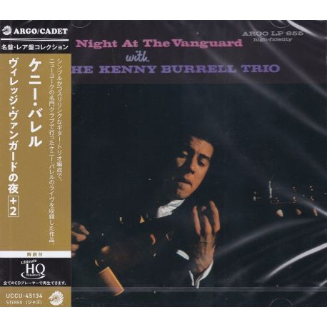 BURRELL, KENNY TRIO - A NIGHT AT THE VANGUARD (1 UHQCD) - WYDANIE JAPOŃSKIE