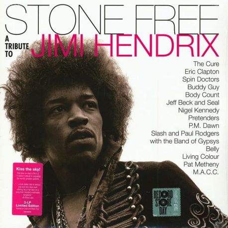 STONE FREE - A TRIBUTE TO JIMI HENDRIX: PLAYED BY THE CURE / ERIC CLAPTON / BUDDY GUY / SLASH / PAT METHENY (2LP) - MOV EDITION 