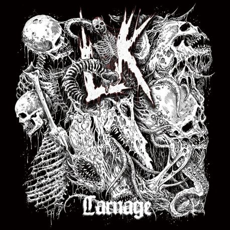 LIK - CARNAGE (1 LP) - LIMITED WHITE BLACKDUST VINYL