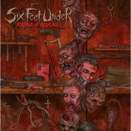 SIX FEET UNDER - KILLING FOR REVENGE (1 LP) - GOLD "BLACK DUST" VINYL