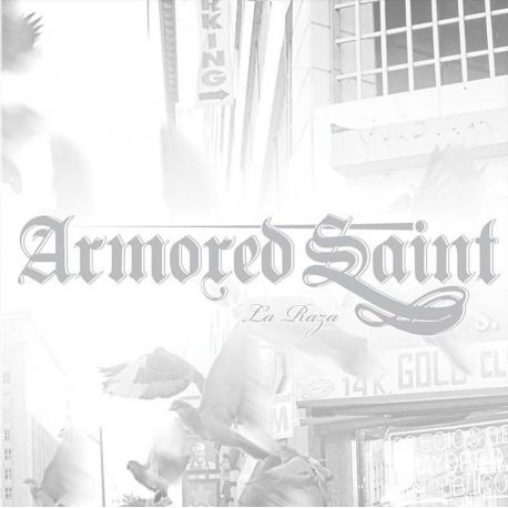ARMORED SAINT - LA RAZA (1 LP) - WHITE BLACK MARBLED VINYL