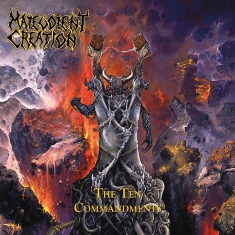 MALEVOLENT CREATION - THE TEN COMMANDMENTS (1 LP) - ORANGE TRANSPARENT VINYL