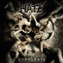 HATE - ANACLASIS: A HAUNTING GOSPEL OF MALICE & HATRED (1 LP) - FIRE MARBLE VINYL