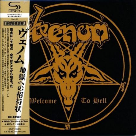 VENOM - WELCOME TO HELL (2 SHM-CD) - WYDANIE JAPOŃSKIE