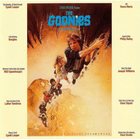 THE GOONIES - ORIGINAL MOTION PICTURE SOUNDTRACK (1 LP) - WYDANIE AMERYKAŃSKIE