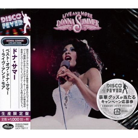 SUMMER, DONNA - LIVE AND MORE (1 CD) - WYDANIE JAPOŃSKIE