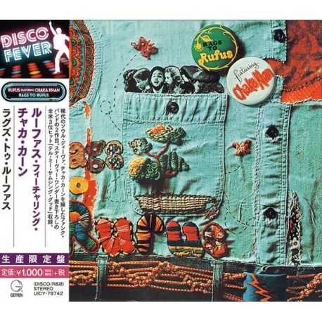 RUFUS FEATURING CHAKA KHAN - RAGS TO RUFUS (1 CD) - WYDANIE JAPOŃSKIE