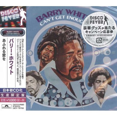WHITE, BARRY - CAN'T GET ENOUGH (1 CD) - WYDANIE JAPOŃSKIE
