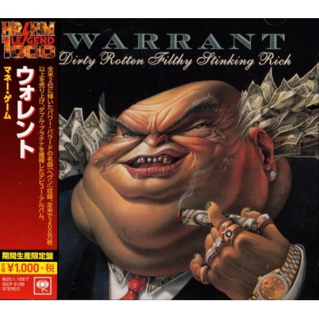 WARRANT - DIRTY ROTTEN FILTHY STINKING RICH (1 CD) - WYDANIE JAPOŃSKIE