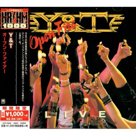 Y & T - OPEN FIRE (1 CD) - WYDANIE JAPOŃSKIE
