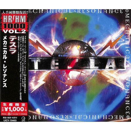 TESLA - MECHANICAL RESONANCE (1 CD) - WYDANIE JAPOŃSKIE