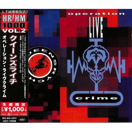 QUEENSRŸCHE - OPERATION: LIVECRIME (1 CD) - WYDANIE JAPOŃSKIE