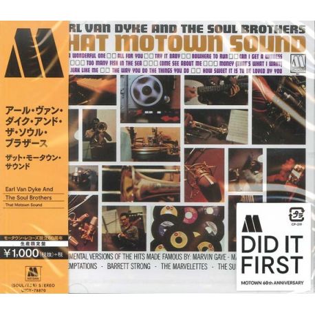 VAN DYKE, EARL & THE SOUL BROTHERS - THAT MOTOWN SOUND (1 CD) - WYDANIE JAPOŃSKIE
