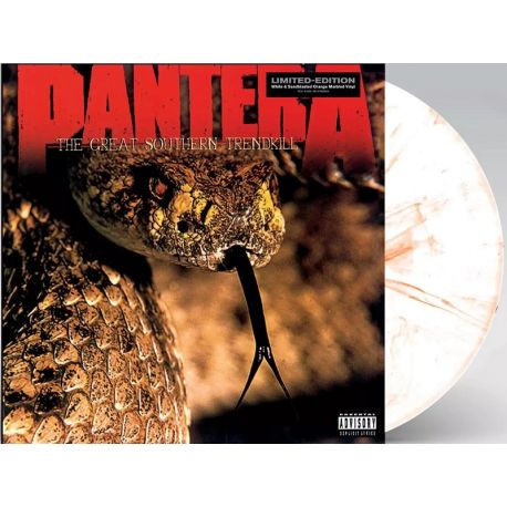 PANTERA - THE GREAT SOUTHERN TRENDKILL (1 LP) - WHITE AND SANDBLASTED ORANGE MARBLED VINYL - WYDANIE USA